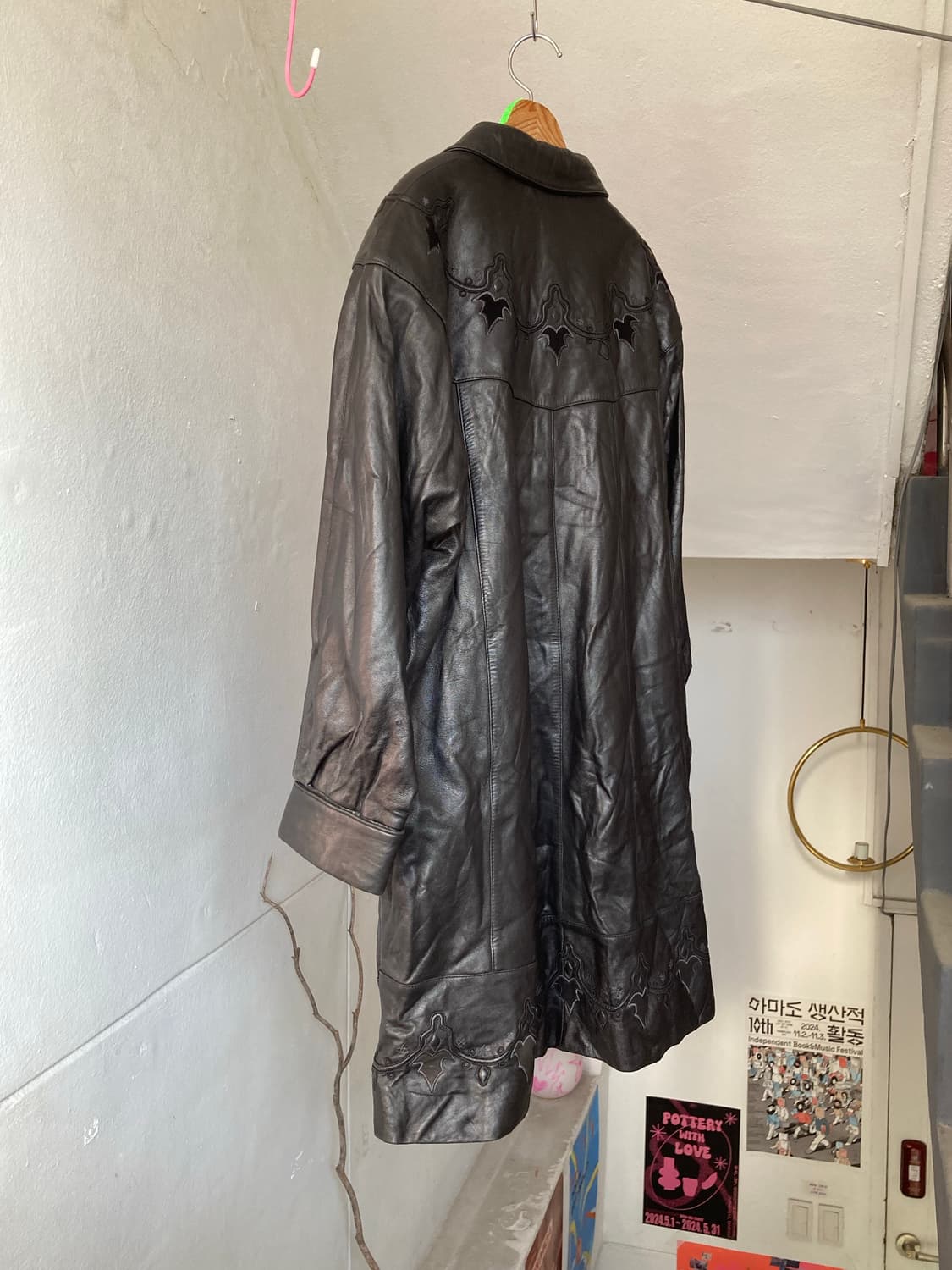 양가죽 웨스턴 롱 코트 상품이미지8