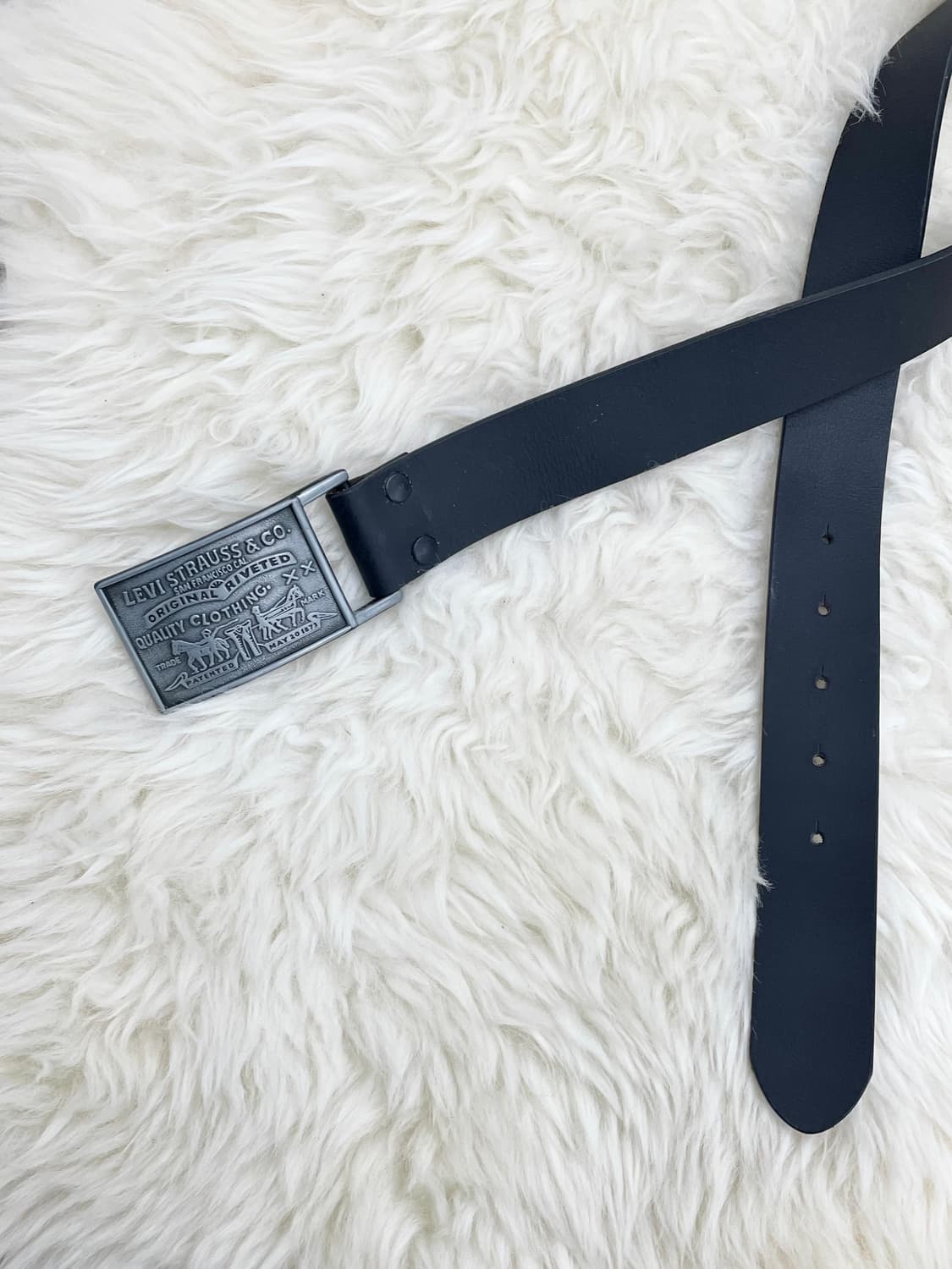 리바이스 리얼레더 로고 버클 벨트 상품이미지7