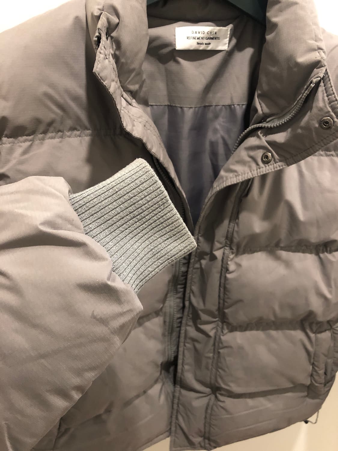 그레이색상 패딩  상품이미지3