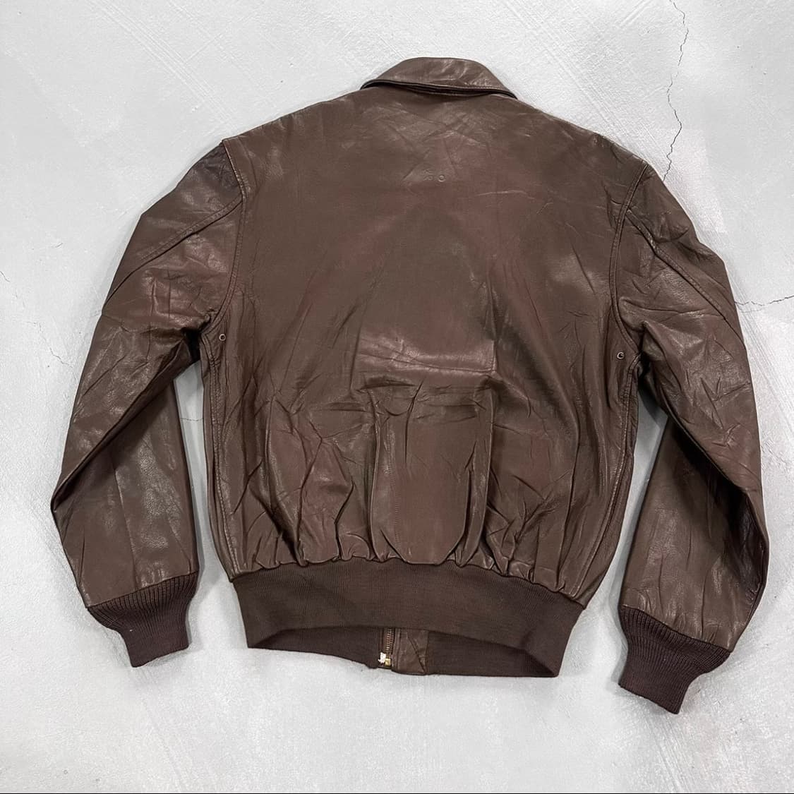 COOPER 메이드 인 USA 오리지널 A-2 고트스킨 플라이트 자켓 상품이미지2