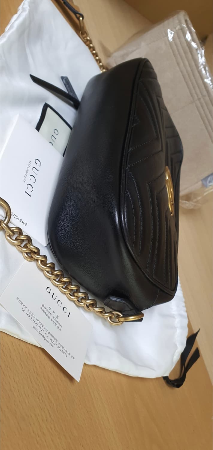 구찌 마몬트 마틀라세 스몰 크로스/크로스백 새상품급 정품(감정O) 상품이미지8