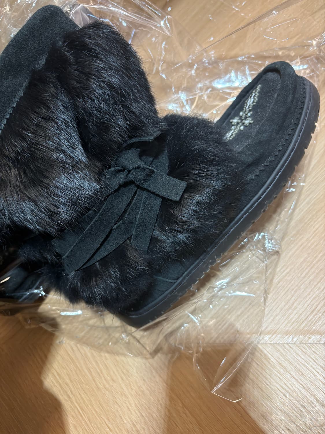 레어)마니토바 MukLuks 스트랩 비즈 부츠 245 상품이미지2