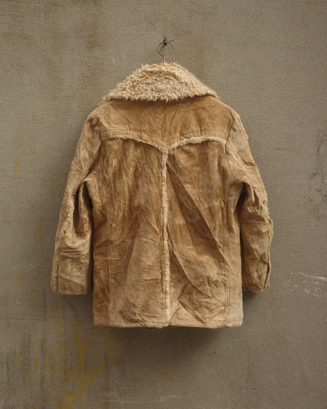 70‘s Sears Leather Shop 헤어리 시어링 웨스턴 코트 상품이미지5