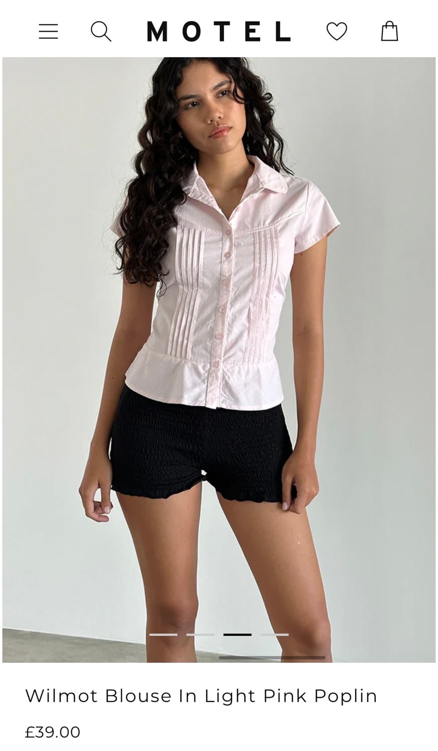 Motelrocks wilmot blouse 상품이미지2