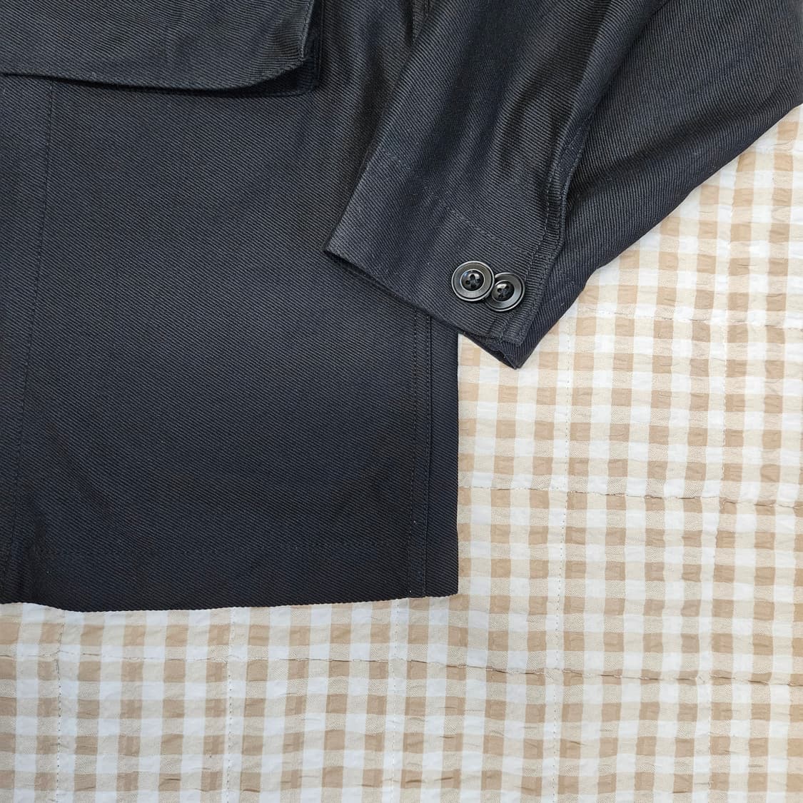 유니클로 얇은 간절기 면자켓 남자100 상품이미지4