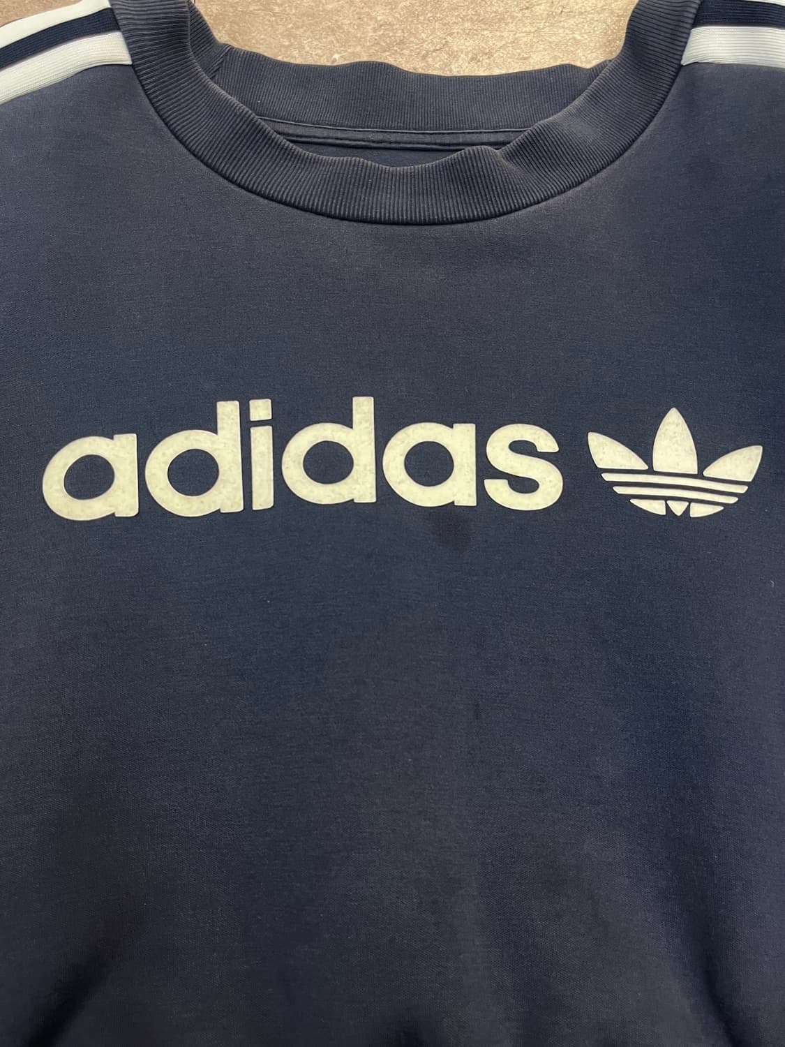 아디다스 크롭 맨투맨 네이비 105 #csz3391 상품이미지6