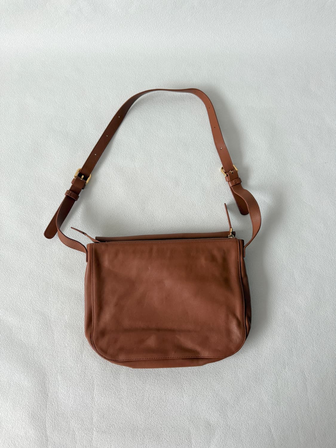 Pre owned 레더 숄더 크로스백 상품이미지3