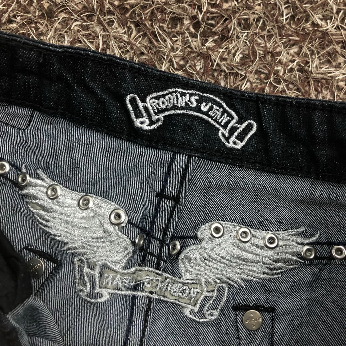 로빈스진 블랙 스키니진 데님 팬츠 상품이미지6