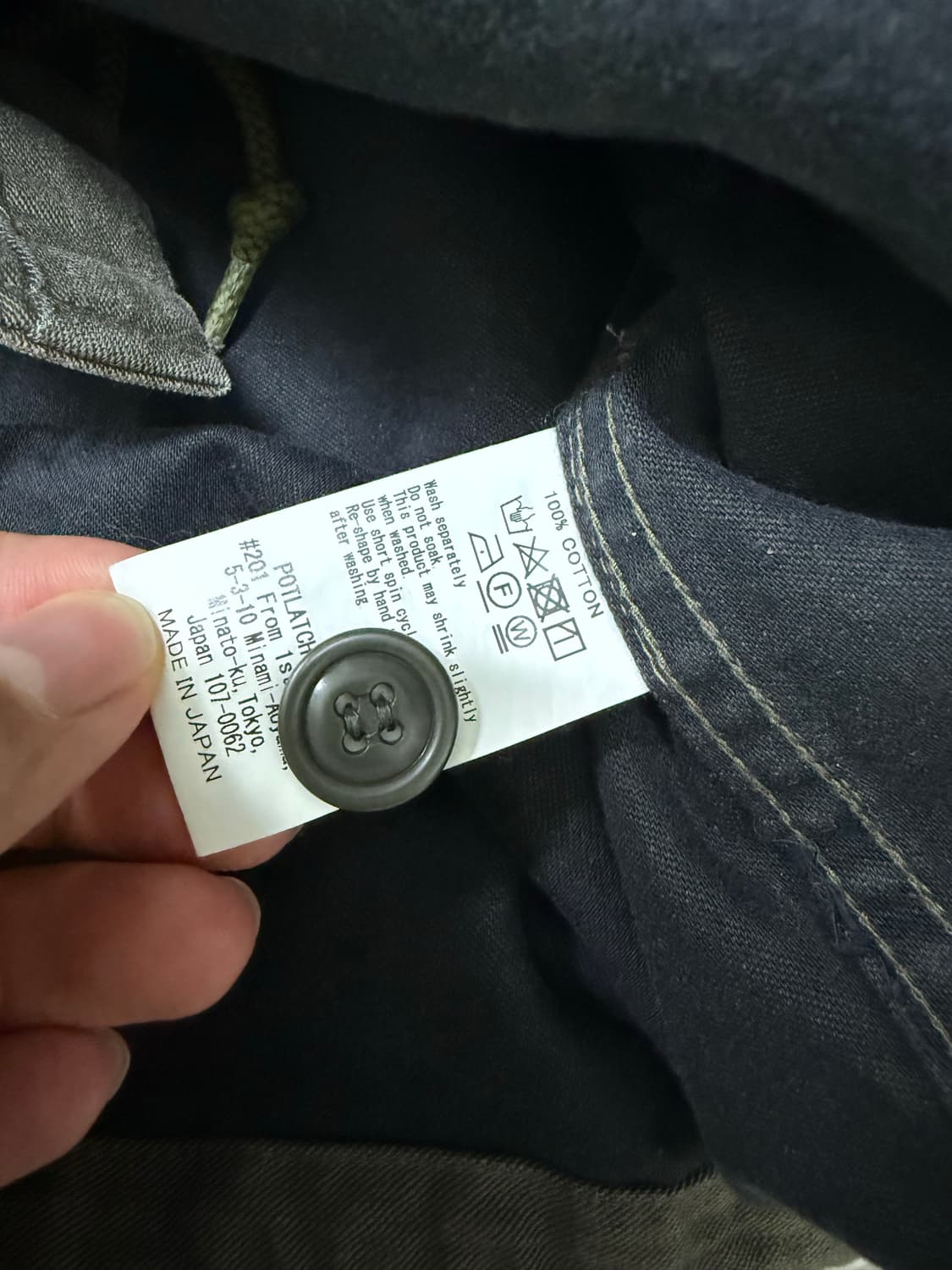 (M)카브엠트 chmr bdu 백사틴 자켓 카키 상품이미지7