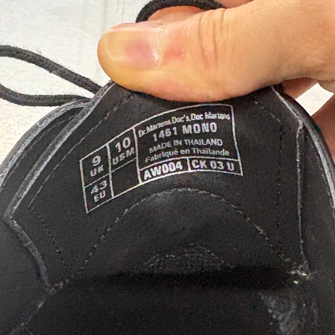 닥터마틴 1461 블랙 더비 슈즈 280 상품이미지8