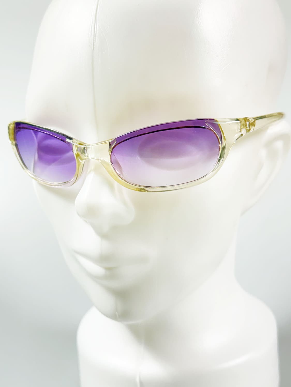 90s OXYGEN 투명 볼드 스퀘어 프레임 틴트 빈티지 선글라스 상품이미지8