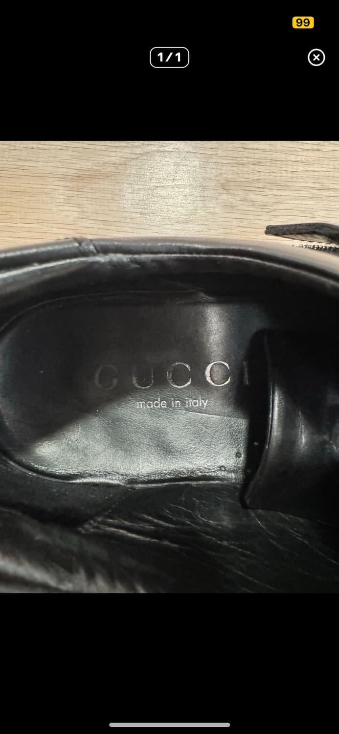 구찌 레더 스니커즈 상품이미지4