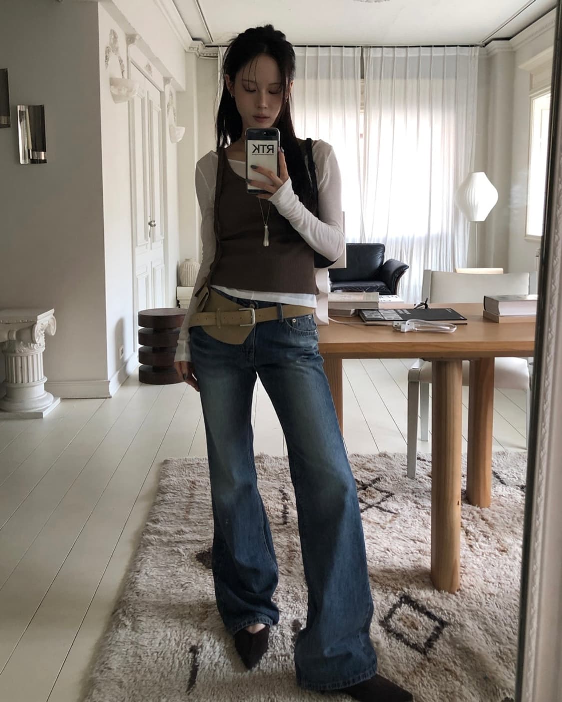 릿킴 SHADOW FLARE JEANS 새상품 상품이미지5