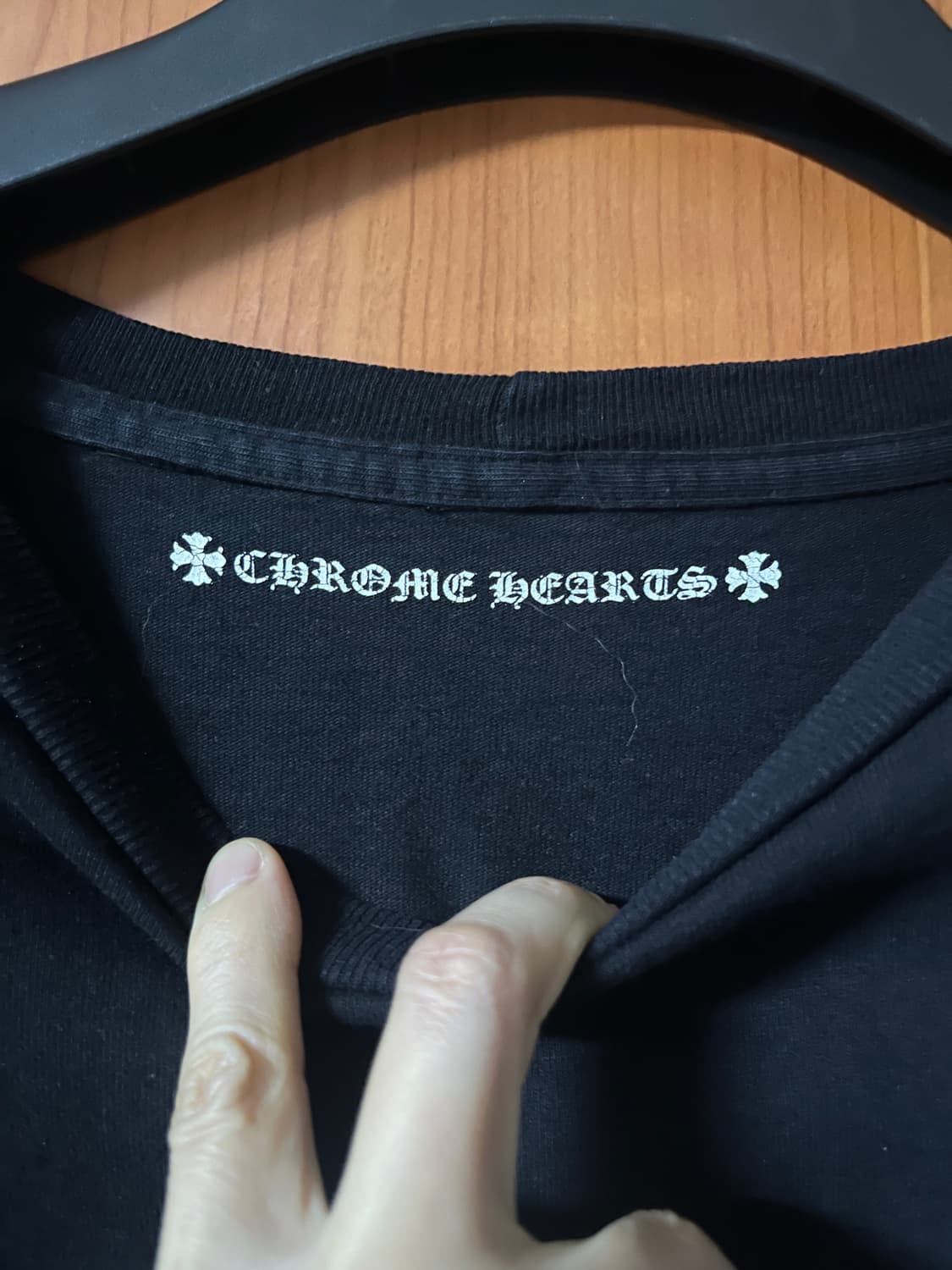 크롬하츠 홀스슈 플로랄 롱슬리브 xl 상품이미지3