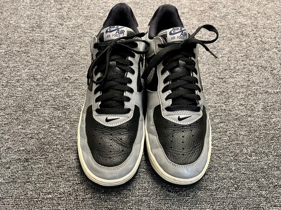 [285] 나이키 에어포스1 뱀피 회/검  상품이미지2