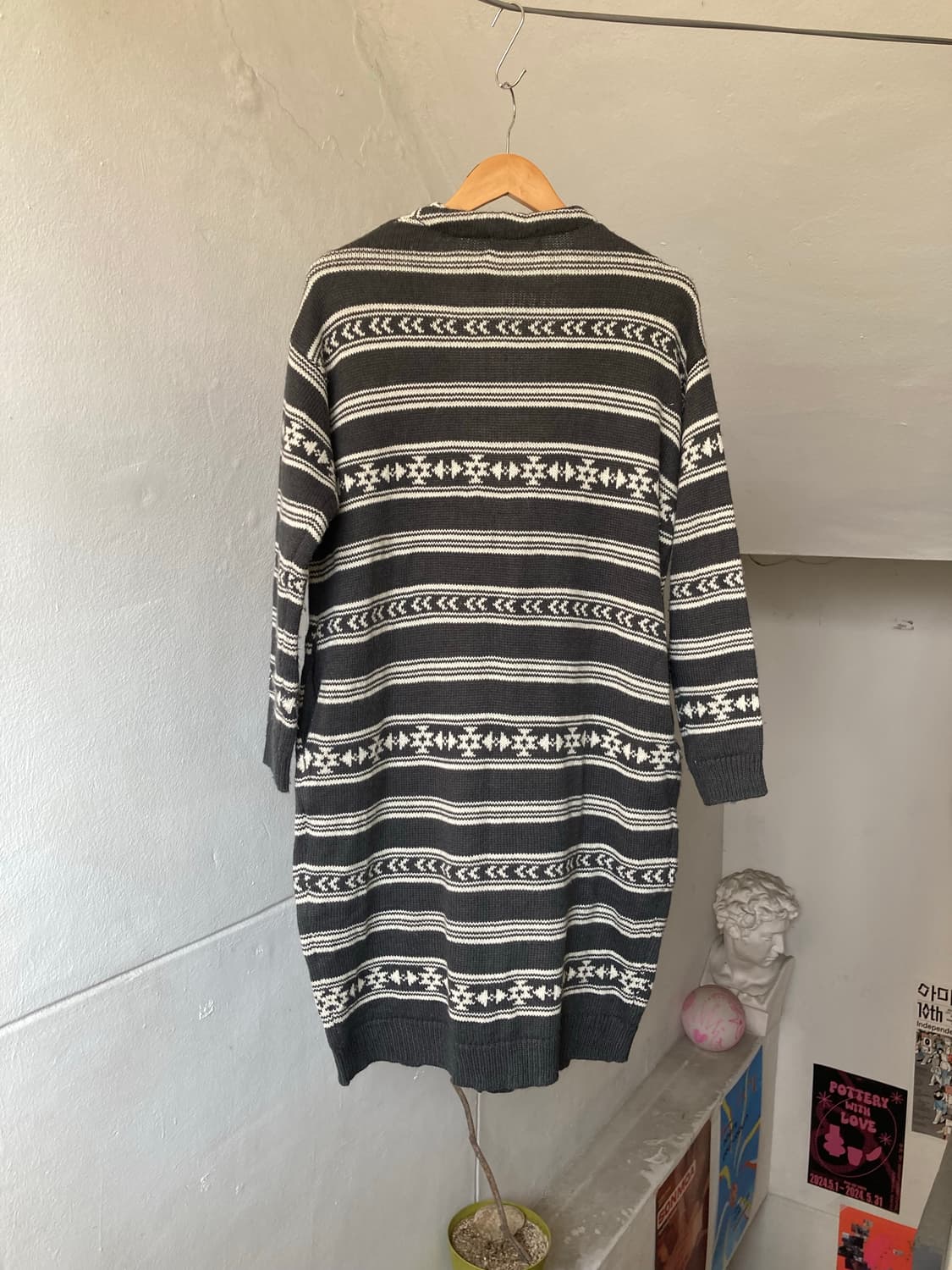 나바호 도톰 롱가디건 상품이미지5