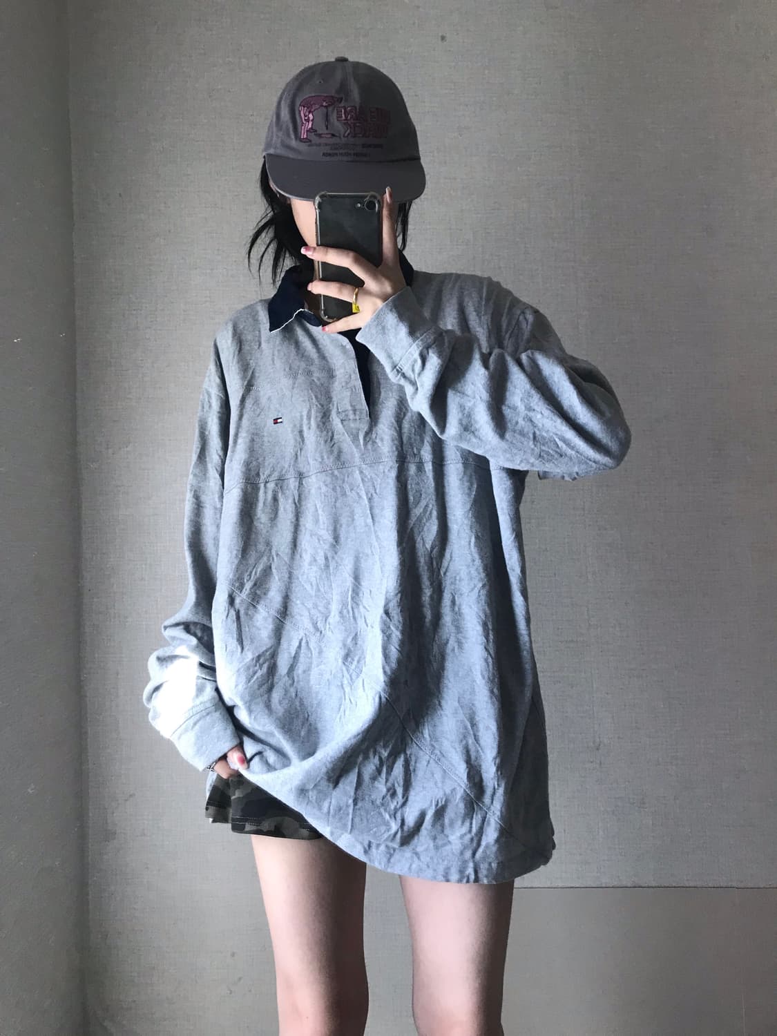 타미힐피거 그레이 오버핏 pk 상품이미지3
