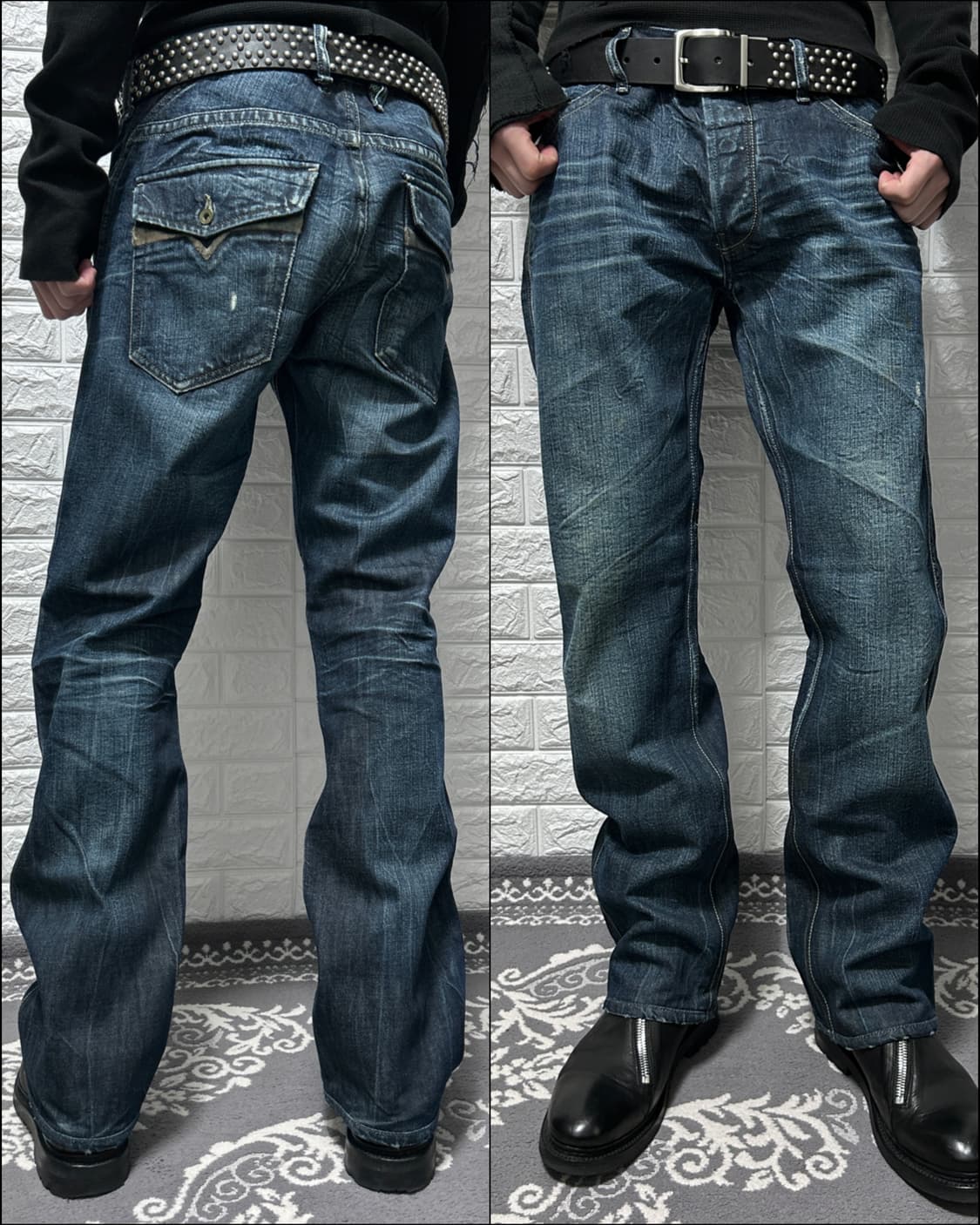 디젤 루키 하드 워싱 데님 상품이미지1