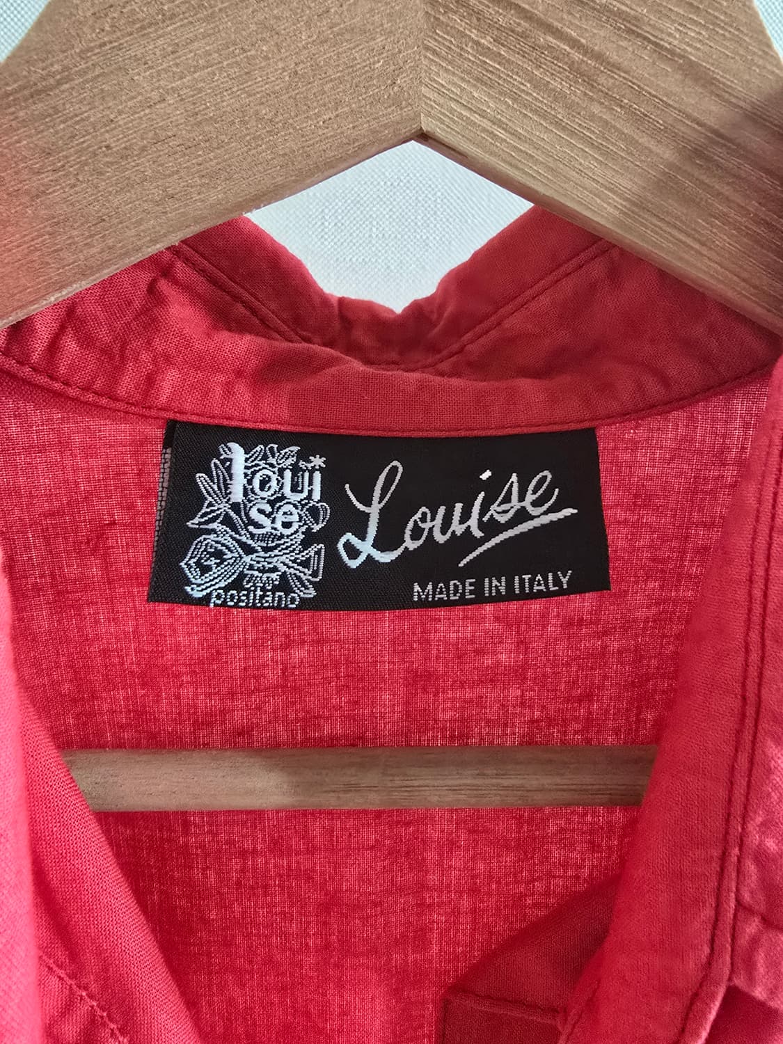 유럽 vintage 비비드 컬러버튼 셔츠 원피스 made in italy 상품이미지3