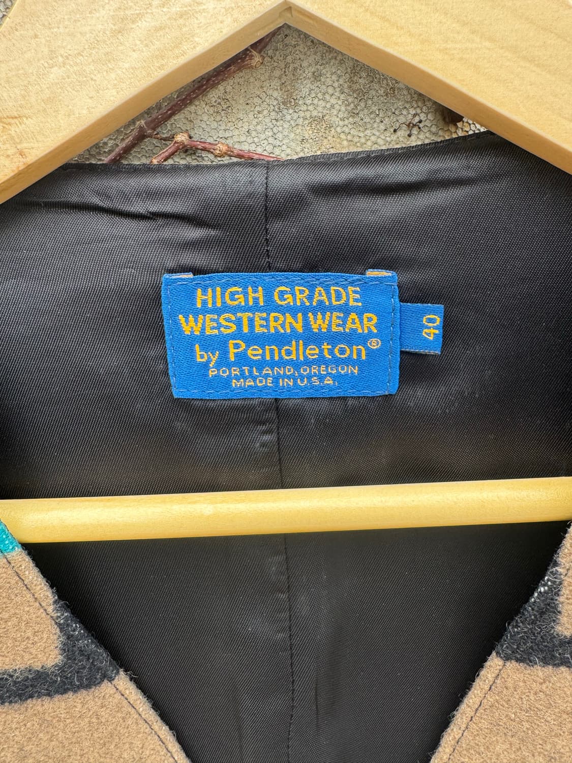 80s 펜들턴 빈티지 아즈텍 웨스턴 울 베스트 조끼 40 상품이미지5