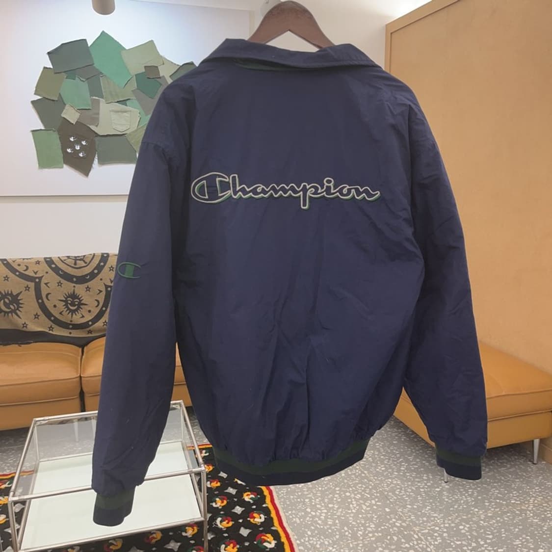챔피온 레트로 빈티지 백로고 바람막이 자켓 110 C07733 상품이미지4