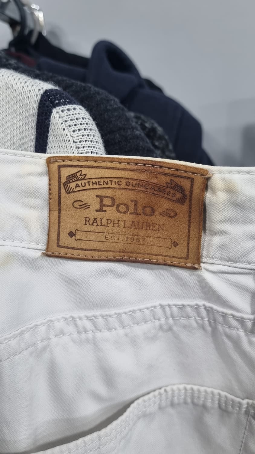 POLO 화이트 코튼팬츠 남성 34size 상품이미지7