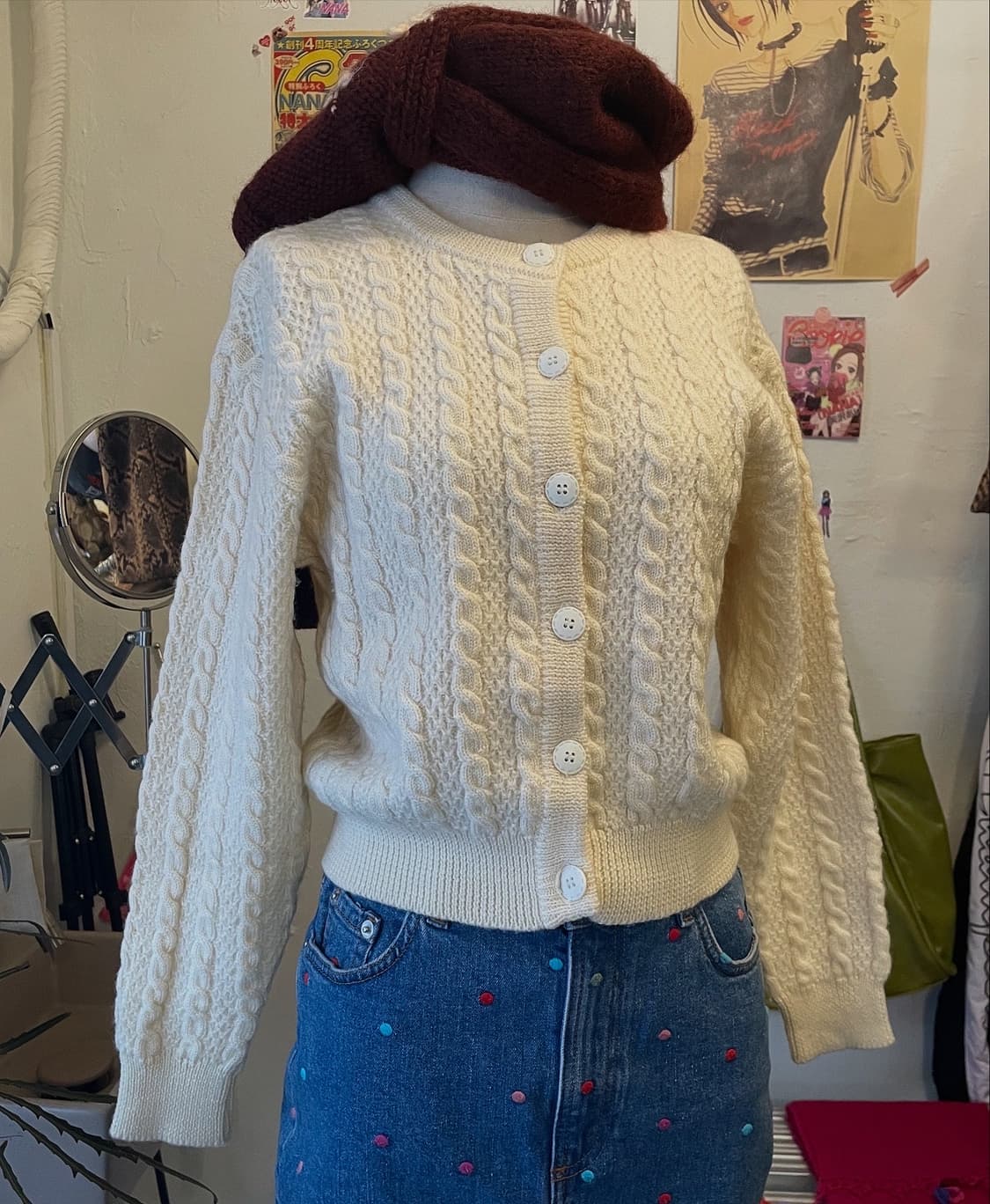 울니트 꽈배기 가디건 [무배] 상품이미지2