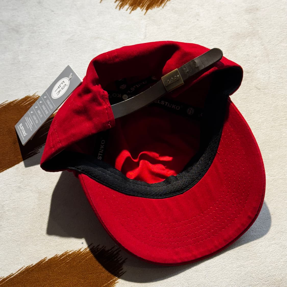 Elstinko 레더 스트랩 캡 (OS) 새상품 상품이미지5