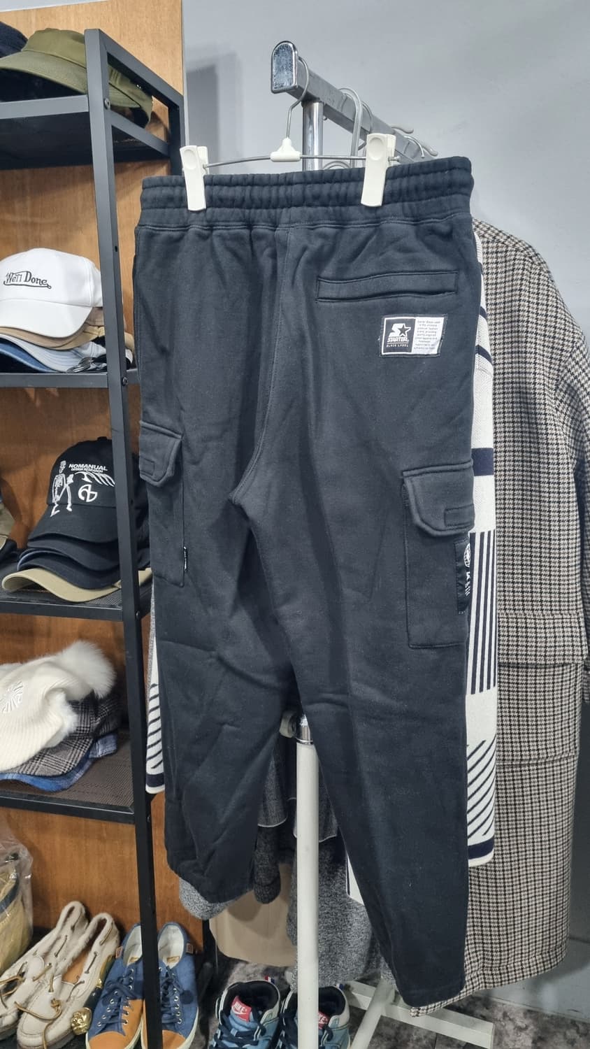 Starter 스타터 힙합 검정색 조거 팬츠 공용m(30~31) 상태좋음 상품이미지2
