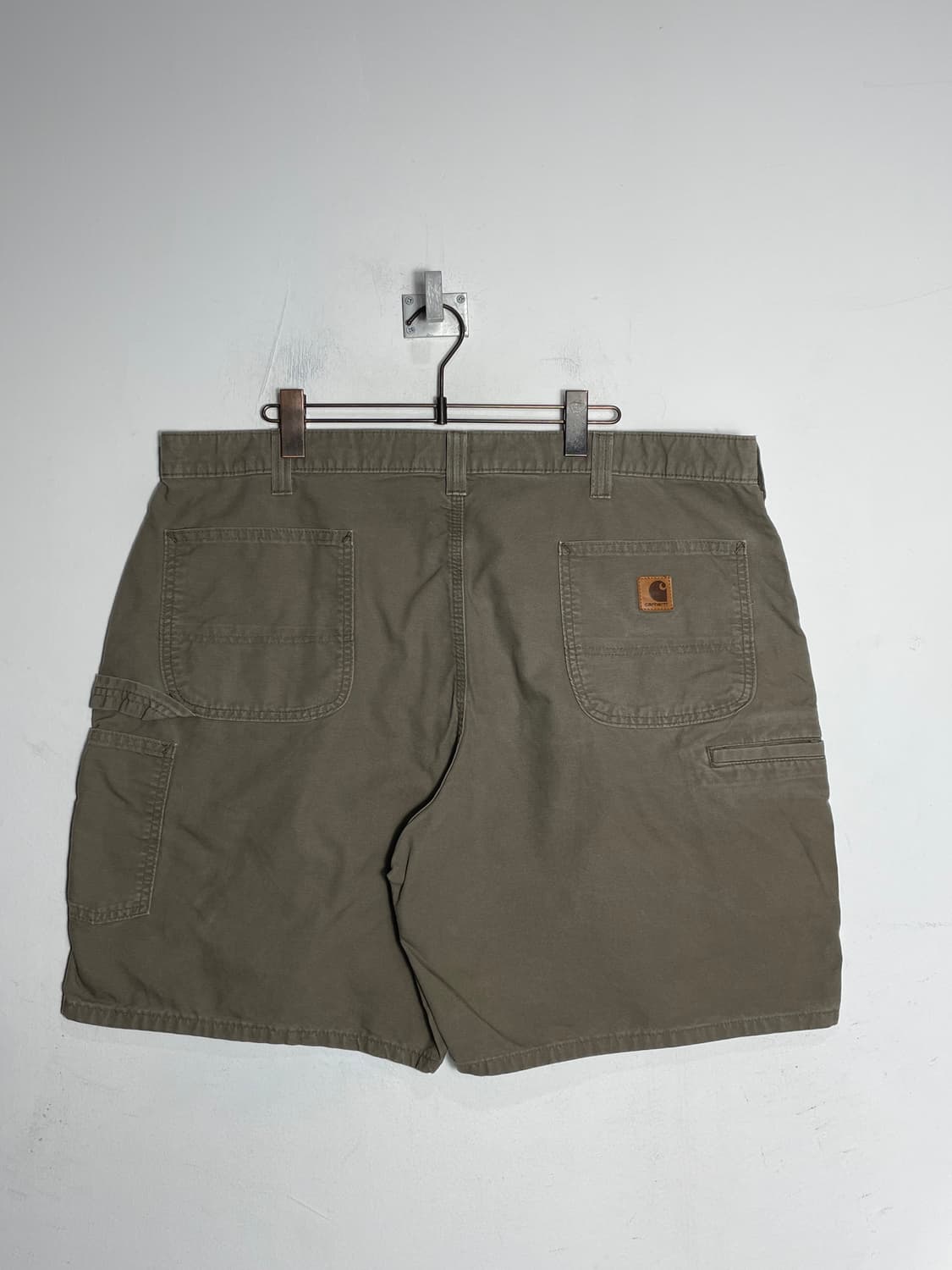 칼하트 카키색 카펜더  반바지 팬츠 상품이미지1