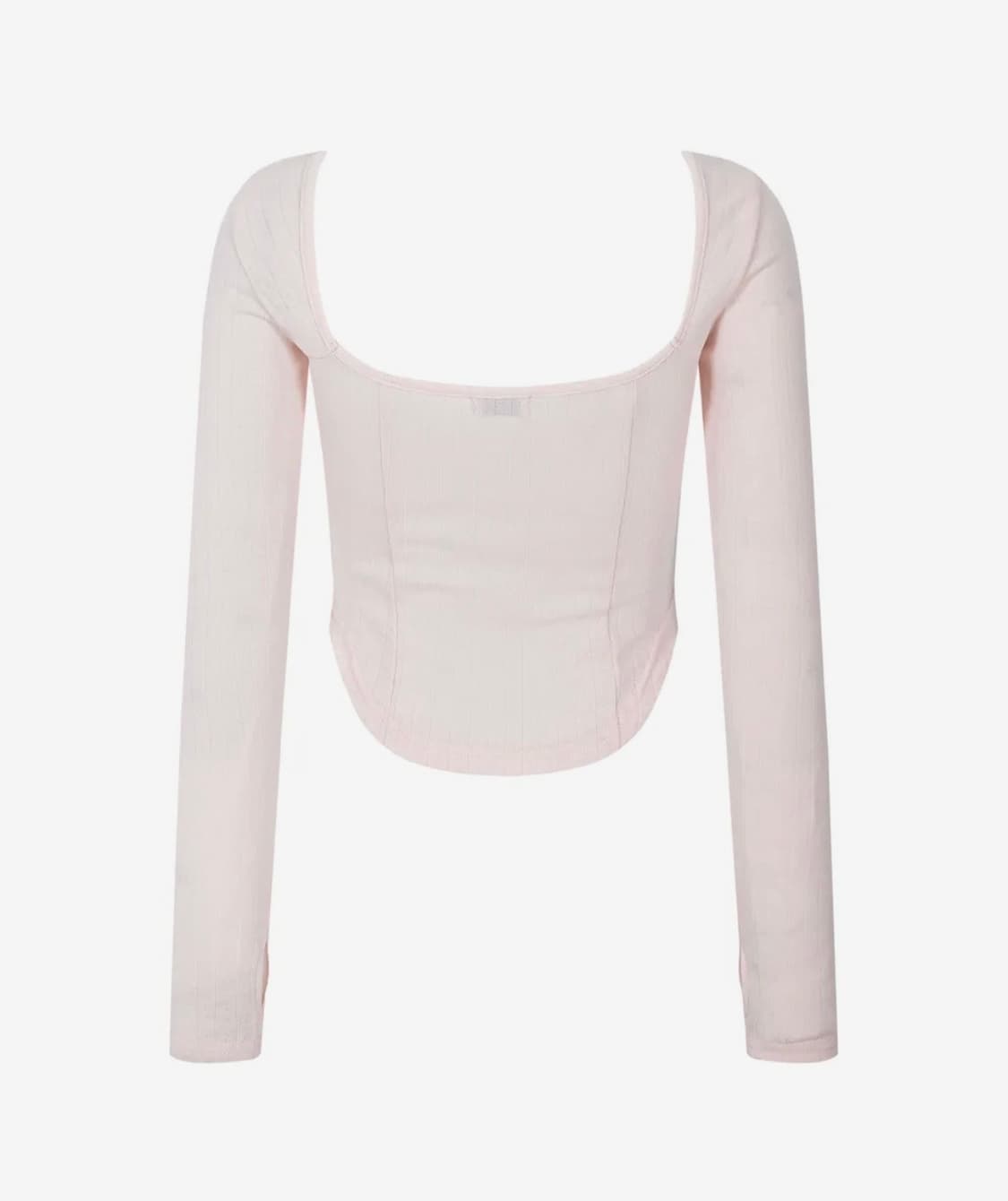 플리즈노팔로우 조안 코르셋 롱슬리브탑 핑크 상품이미지6