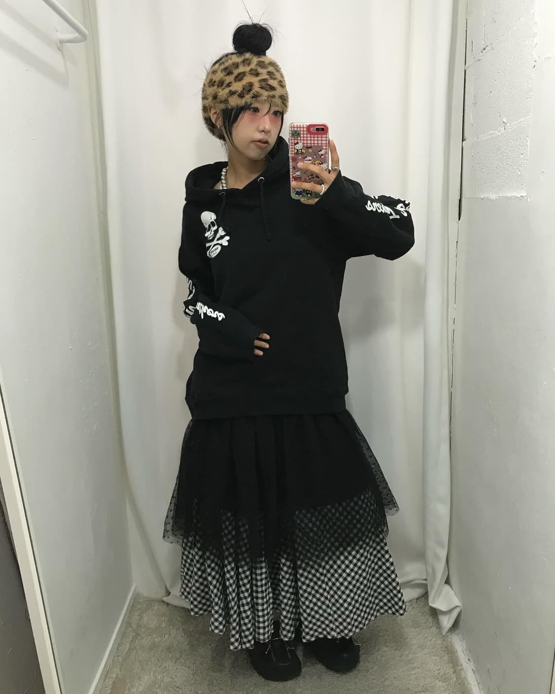 Vanson Skull Logo Hoodie 상품이미지4