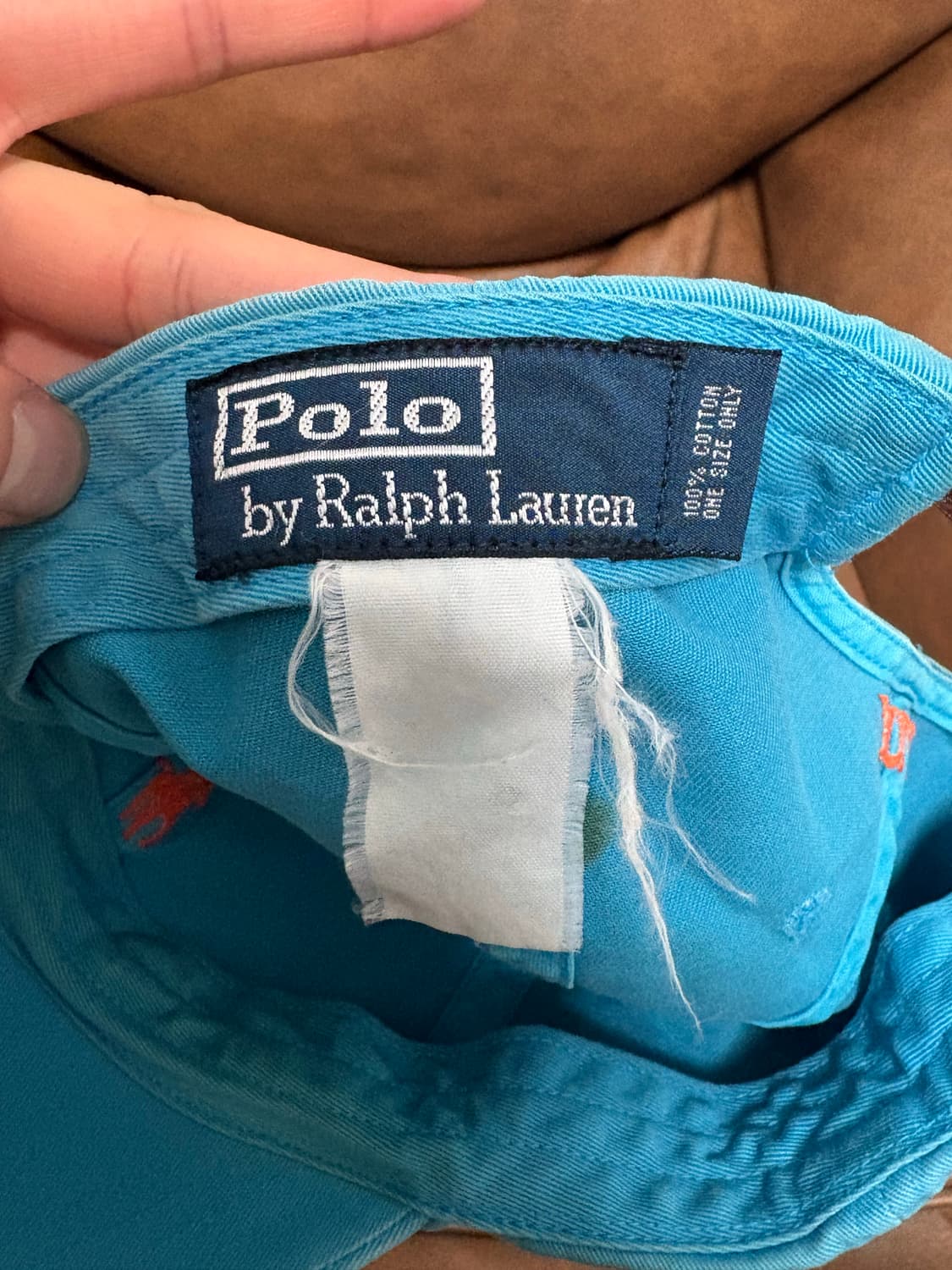 90s 폴로 랄프로렌 레더 스트랩 볼캡 상품이미지10