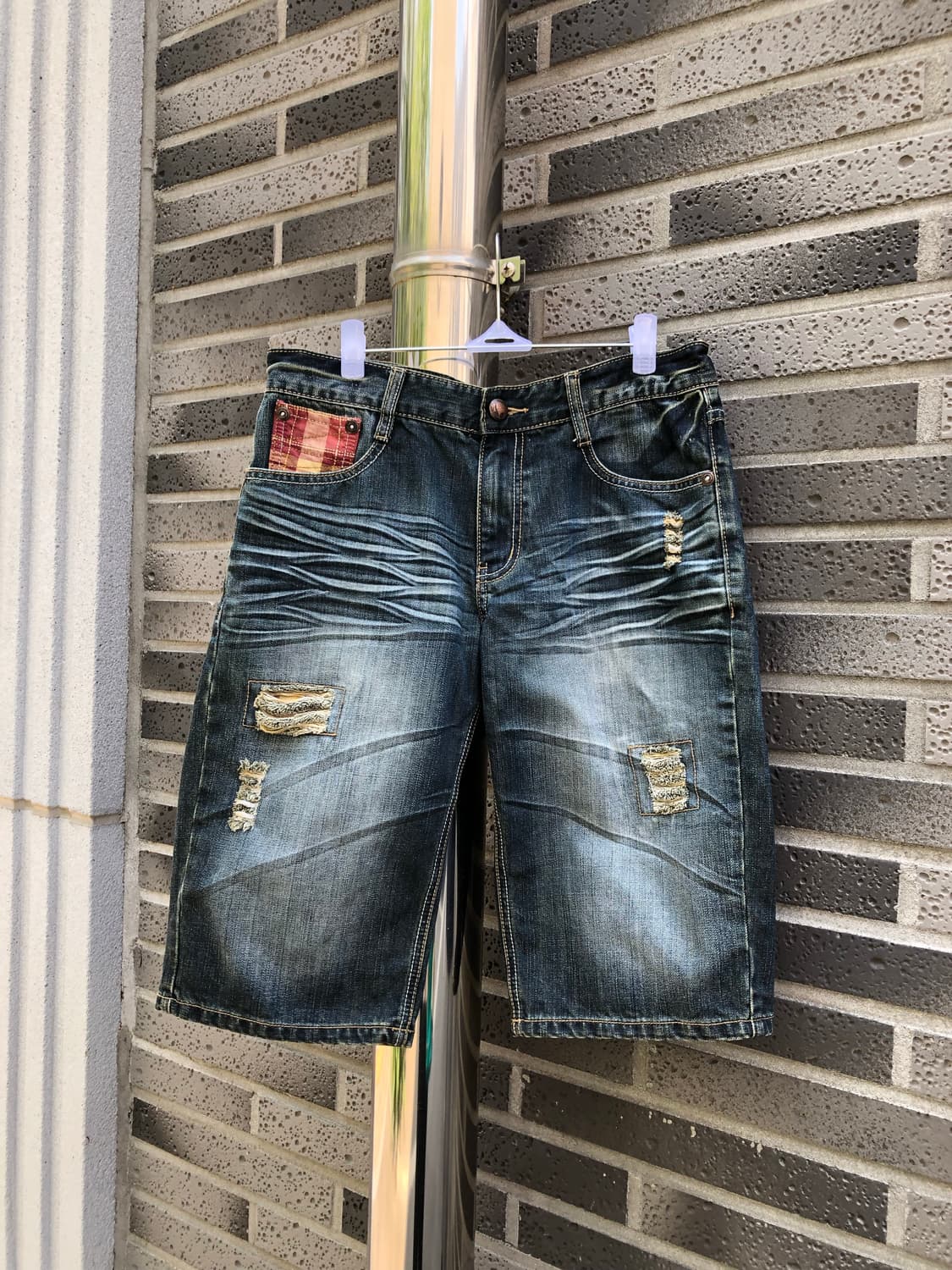 모리 빈티지 워싱 버뮤다 상품이미지1