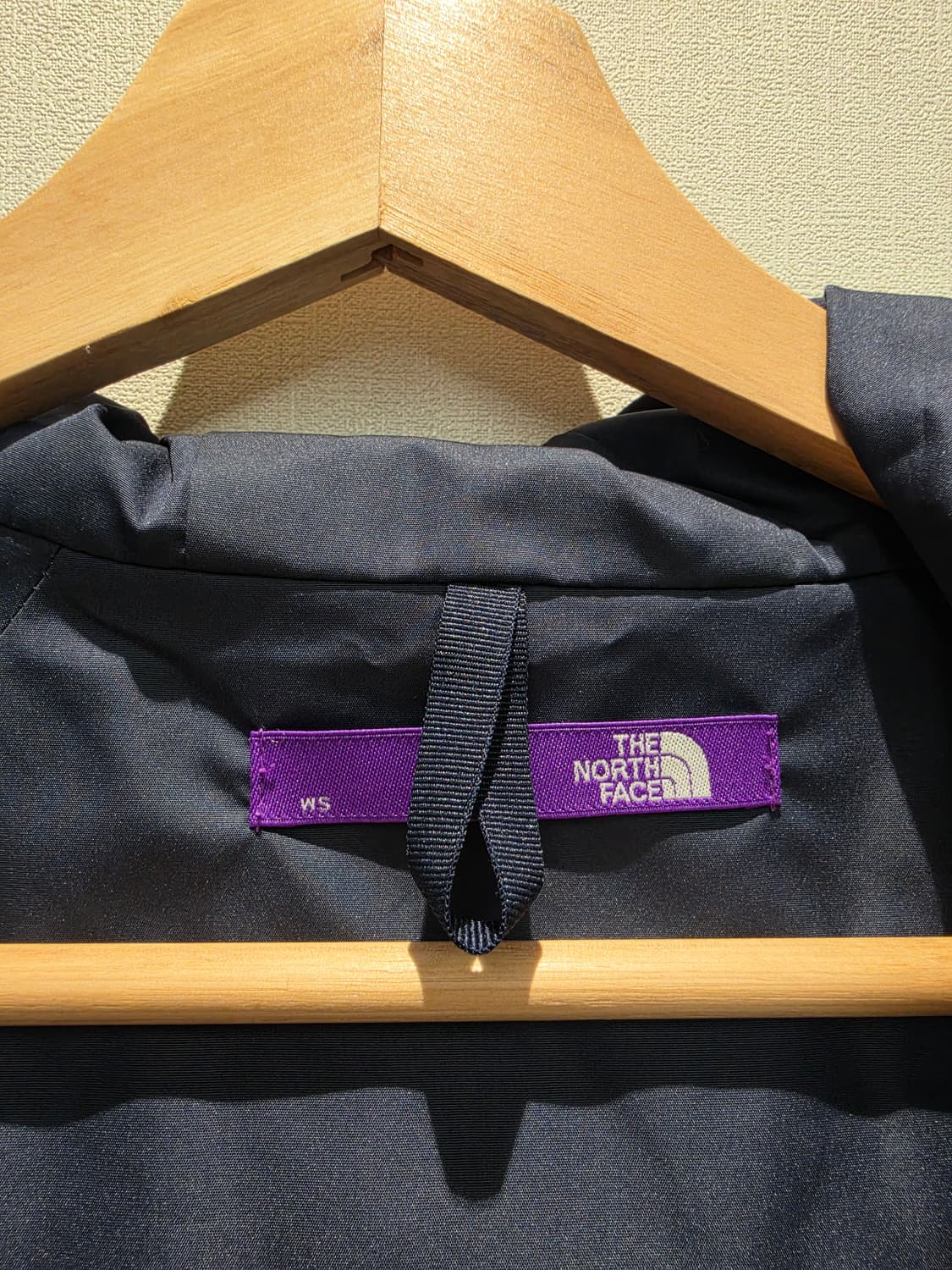 노스페이스 퍼플라벨 크롭 마운틴 윈드 파카 블루 상품이미지4