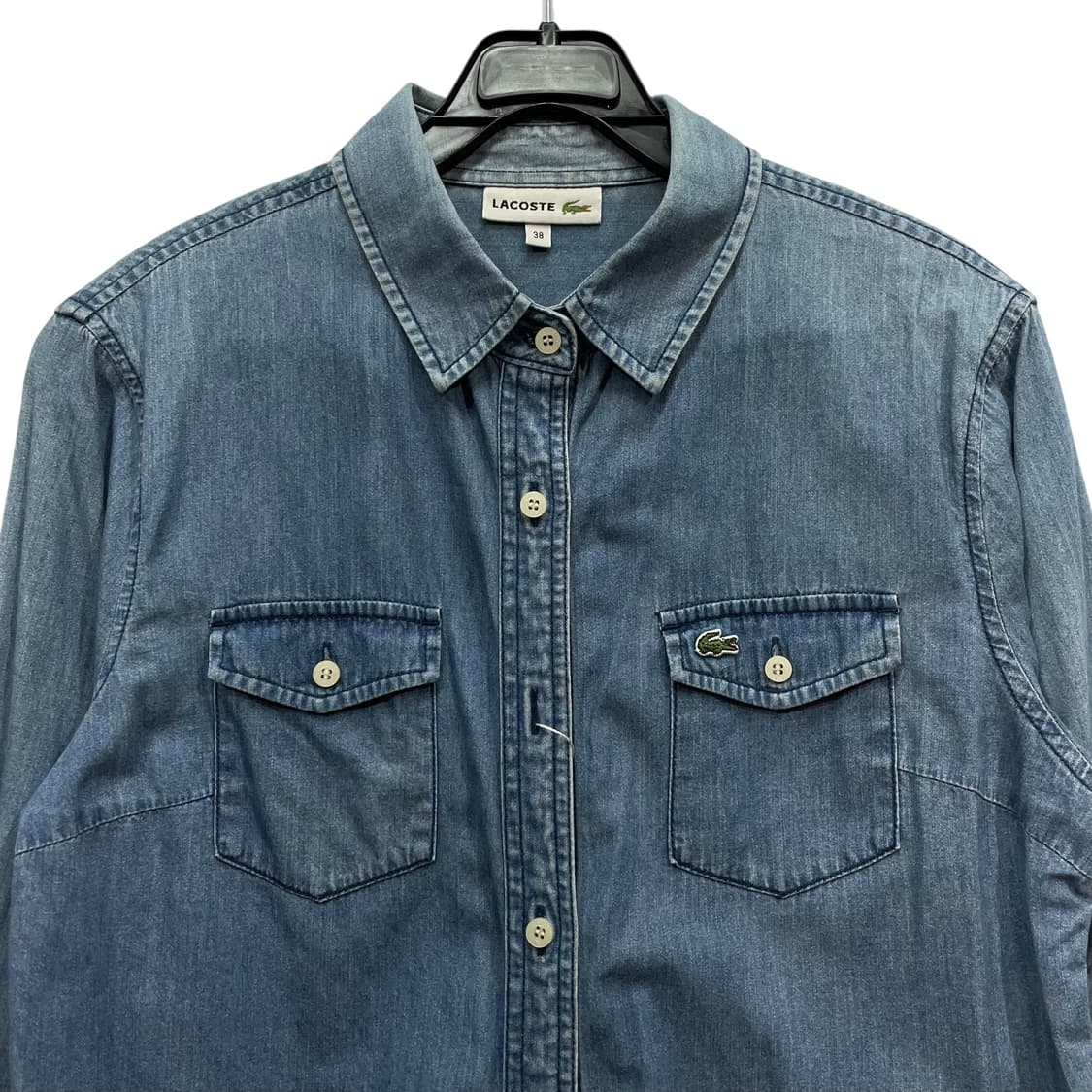 Lacoste Washed Denim Classic Shirt 상품이미지4