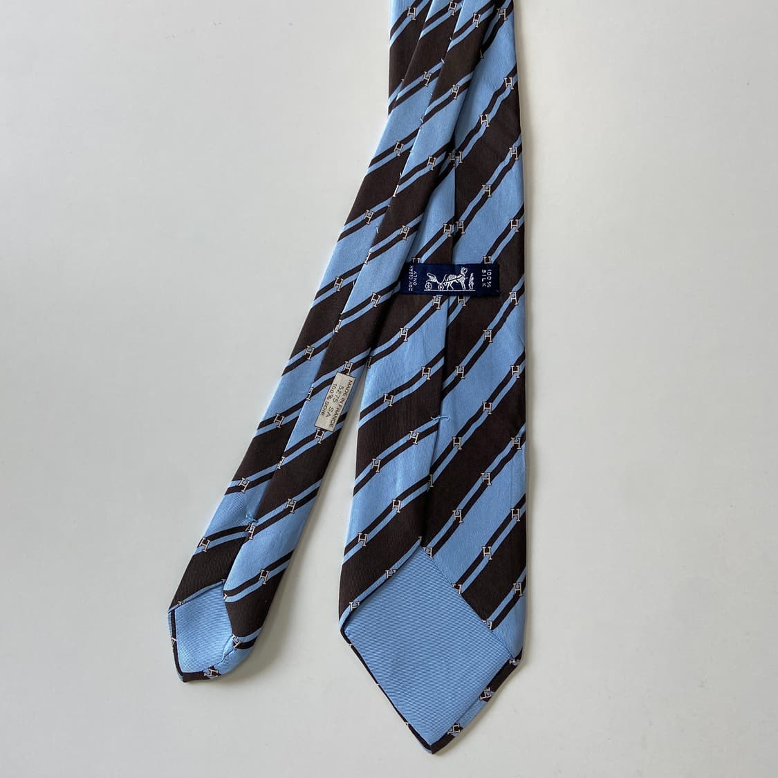 에르메스(HERMES) H모노그램 명품 정품 넥타이 상품이미지2