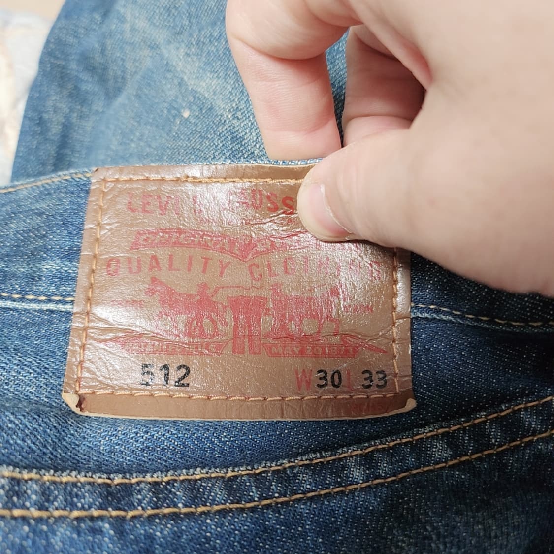 [30] 리바이스 512 청바지 데님팬츠 상품이미지3