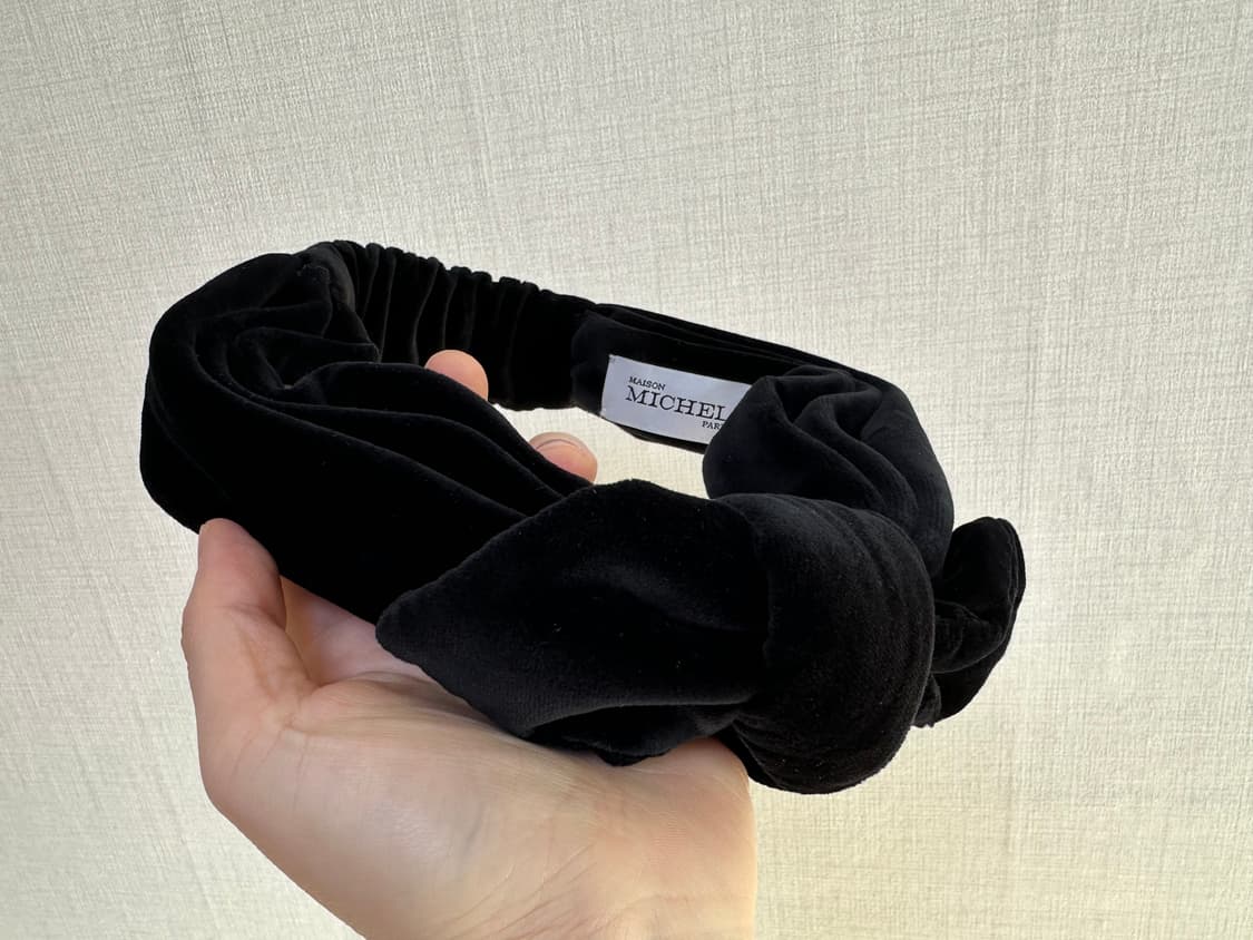 Maison Michel 메종미쉘 벨벳 헤어밴드 머리띠 (새상품) 상품이미지1