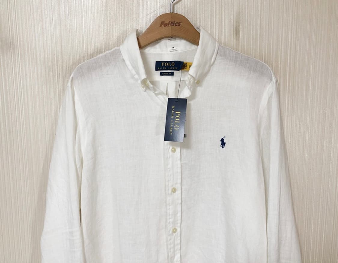 폴로(POLO)랄프로렌 클래식핏 남성 린넨셔츠 M(100) 상품이미지2