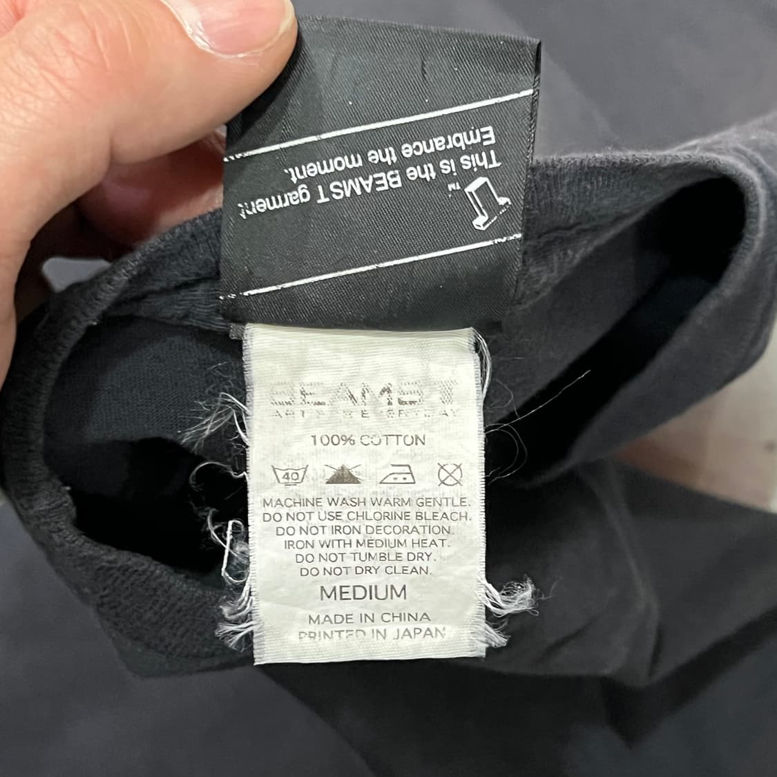  빔즈 프린팅 반팔티 y16153 상품이미지6