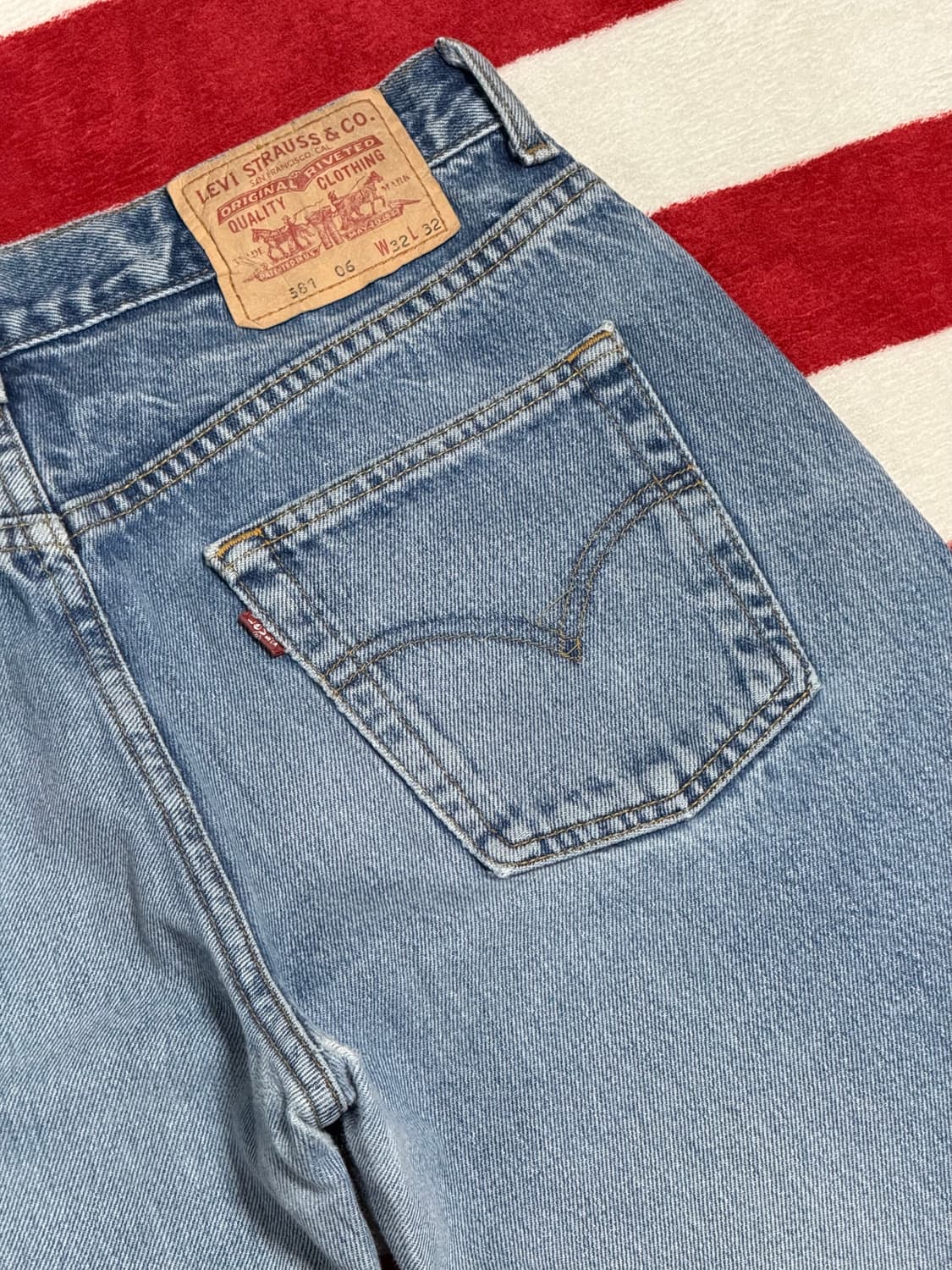 리바이스581빈티지데님 Levis vintage 리바이스빈티지 워싱데님 상품이미지10