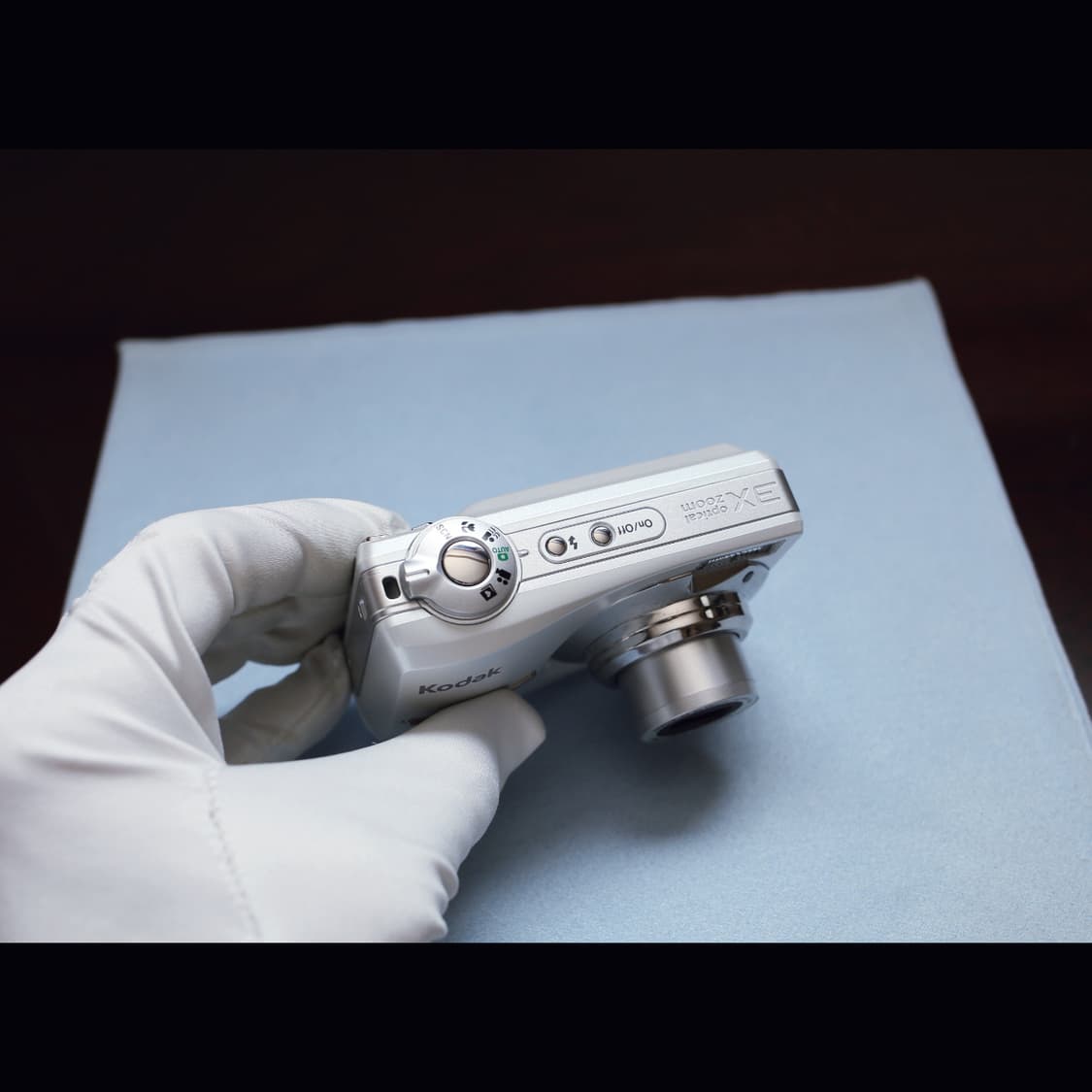 레어<민트급><카리나>코닥 C713 펄 화이트 빈티지 디카 상품이미지3