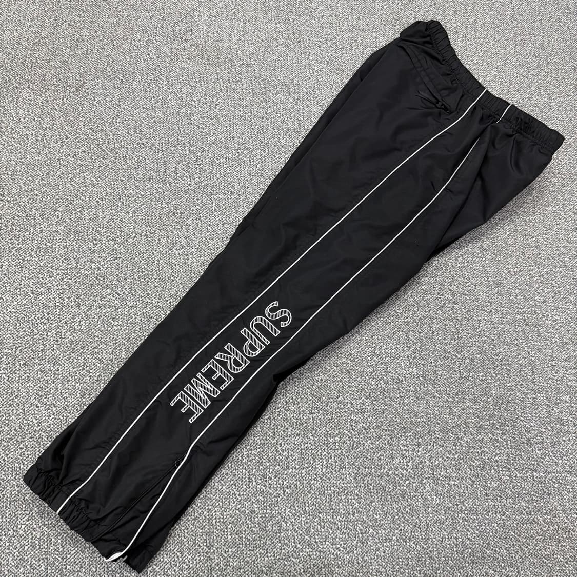 S 슈프림 Supreme 스트라이프 로고 우븐 나일론 팬츠 바지 상품이미지4
