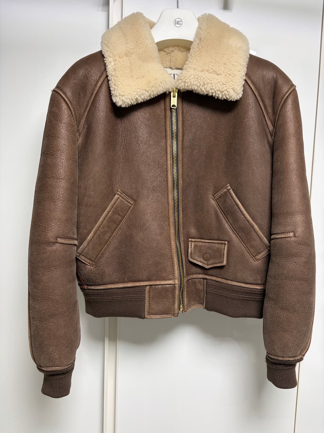 렉토 무스탕 S사이즈 팝니다 상품이미지1