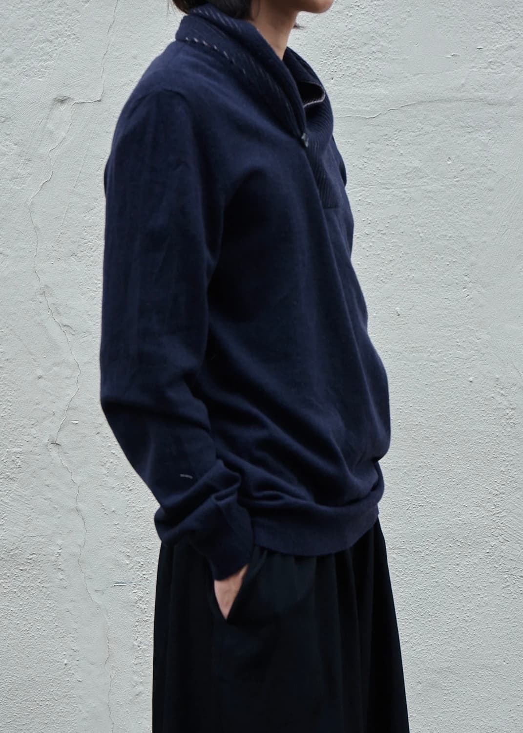 마르지엘라 원 버튼 카라 울 니트 상품이미지7