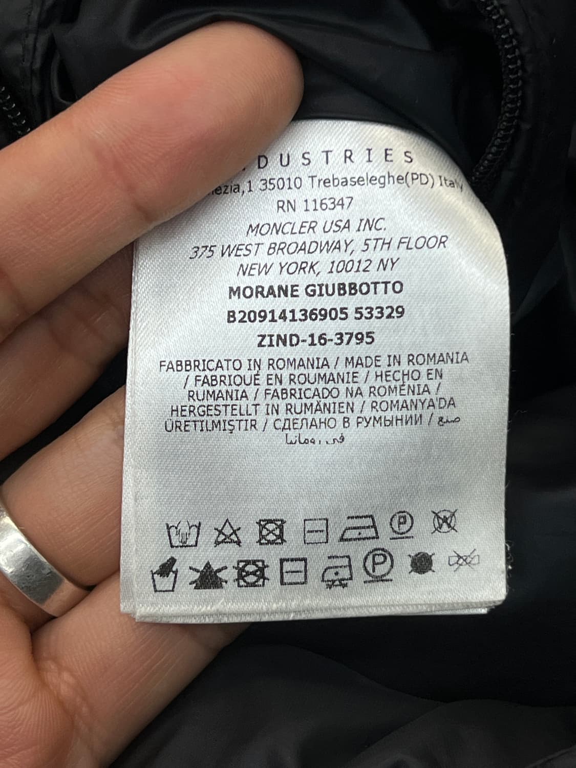 몽클레어 모라네 후드 패딩 자켓 상품이미지5