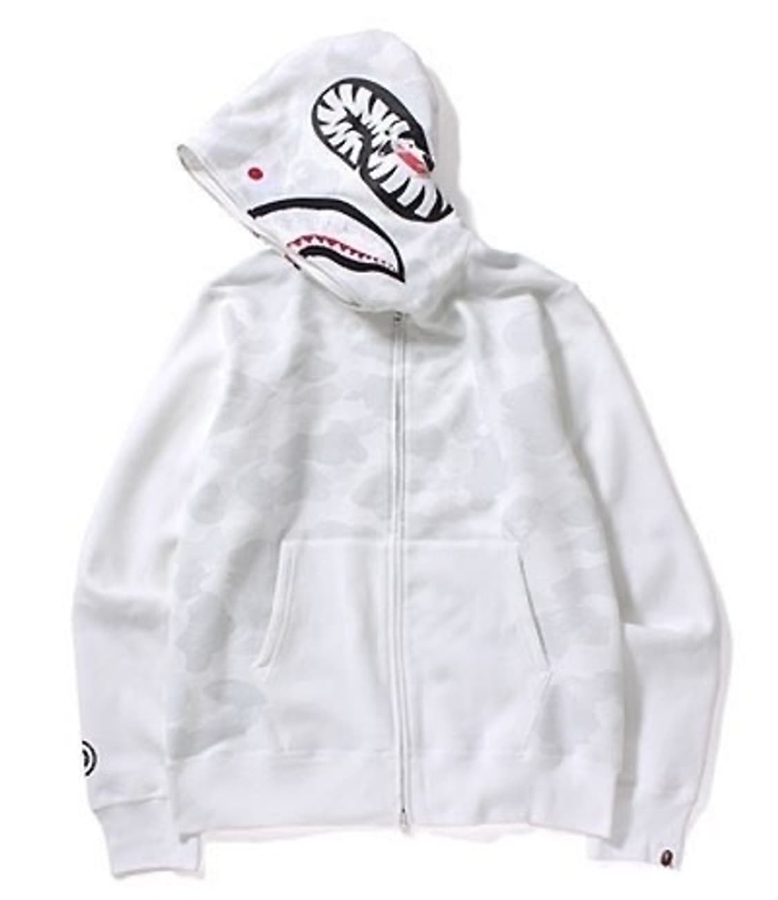 (삽니다) 베이프 샤크후드 화이트(흰색) 구합니다! 상품이미지1