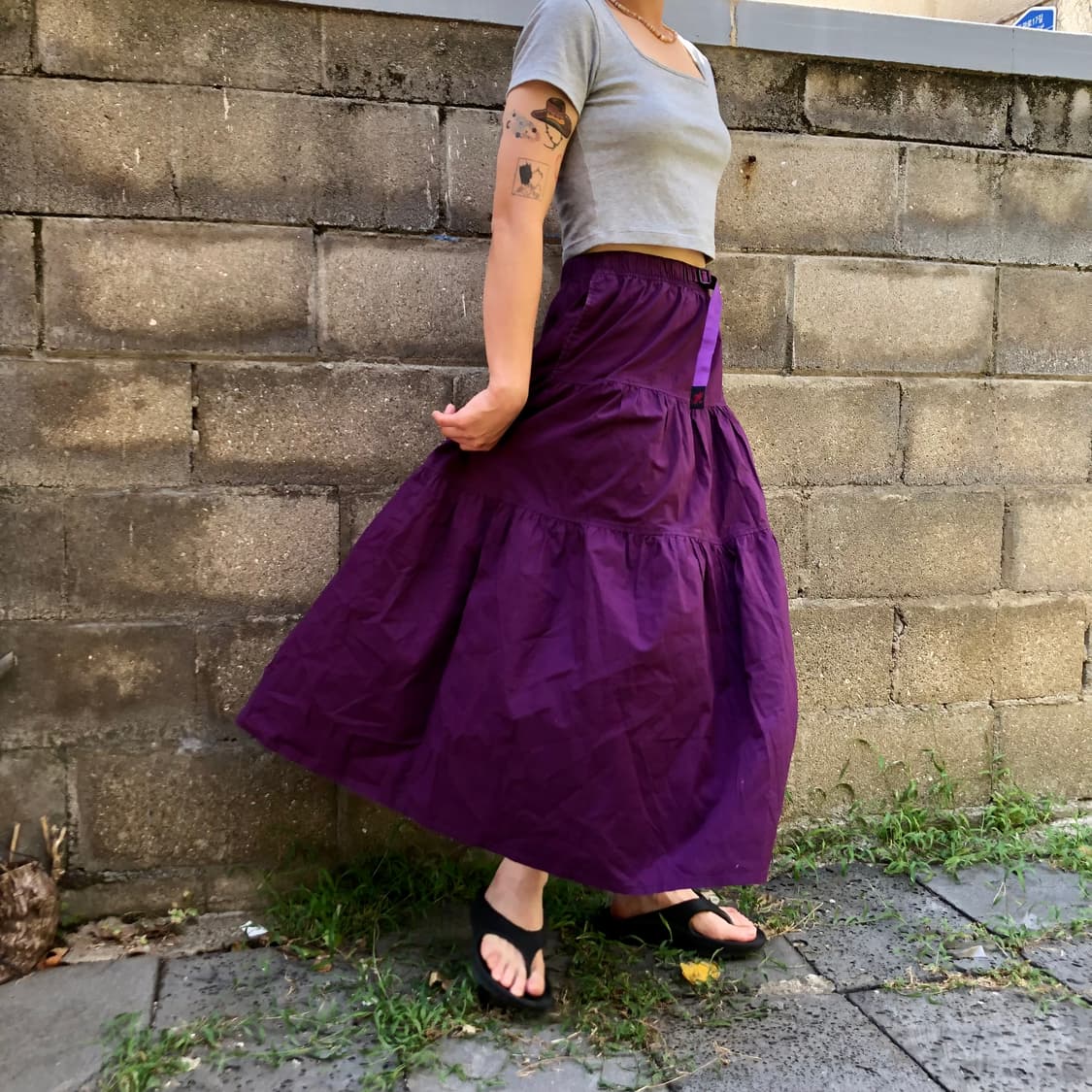 Gramicci purple skirt 그라미치 퍼플 스커트 상품이미지3