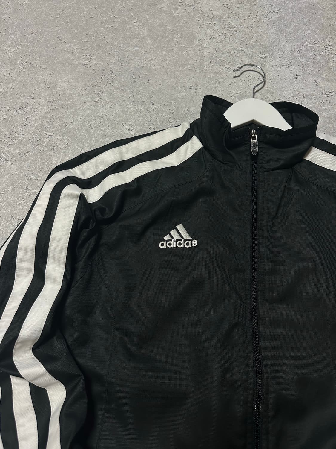 아디다스 JP 빅 삼선 블랙 바람막이 상품이미지3